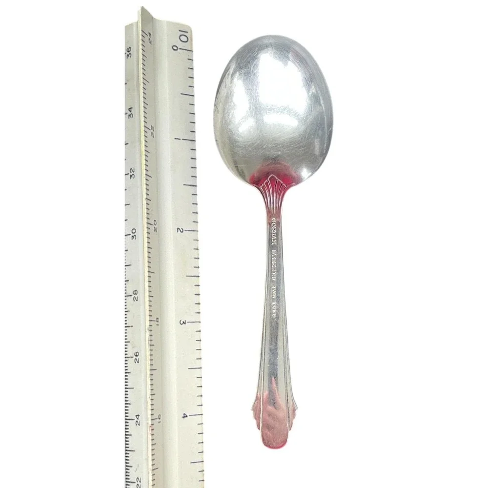 Gorham Hunt‎ Club Sterling Silver Tablespoon Bertha M. Engraved Pat 1910 6.75 in